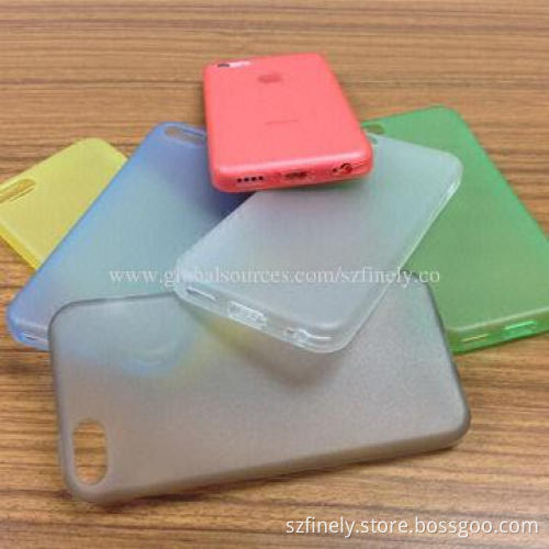 TPU Case for iPhone 5C, Matte Finished with Dust-proof Plug, Simple and Good Texture